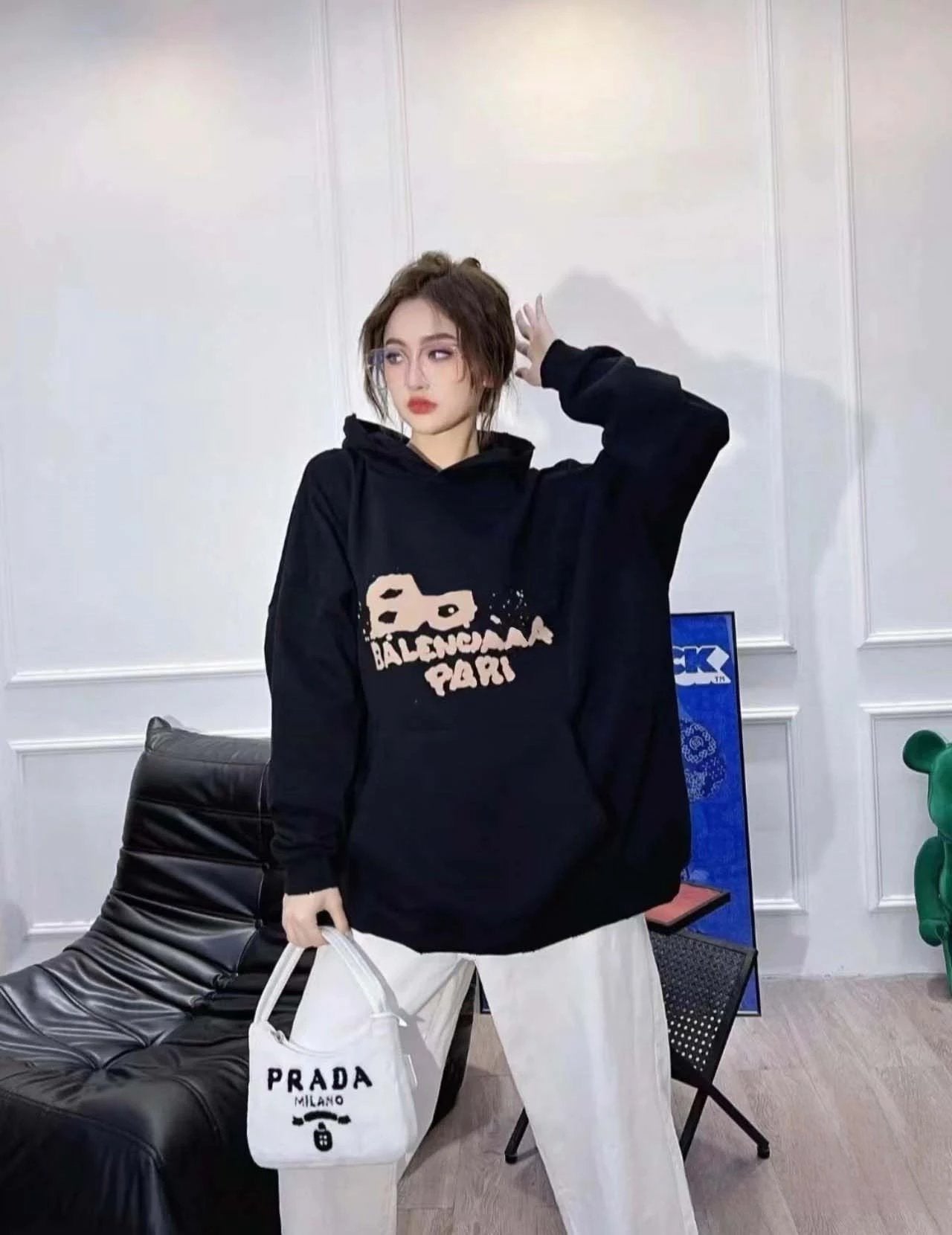 BBalenciaga  Hand Drawn Hoodie