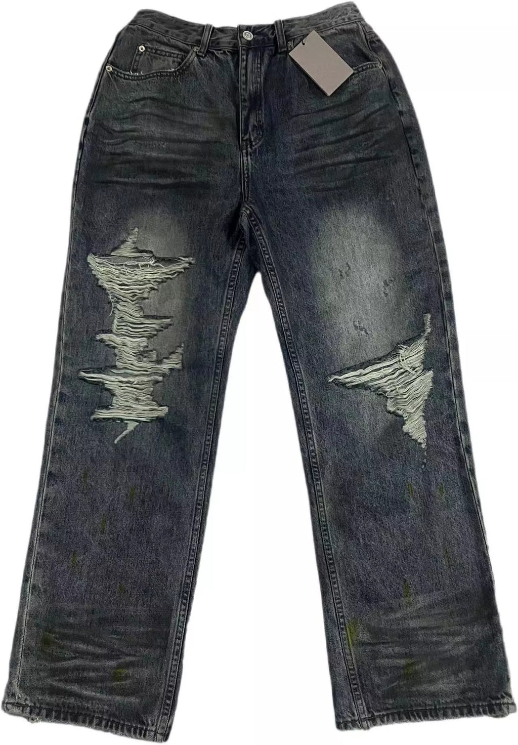 Balenci Destroyed Denim