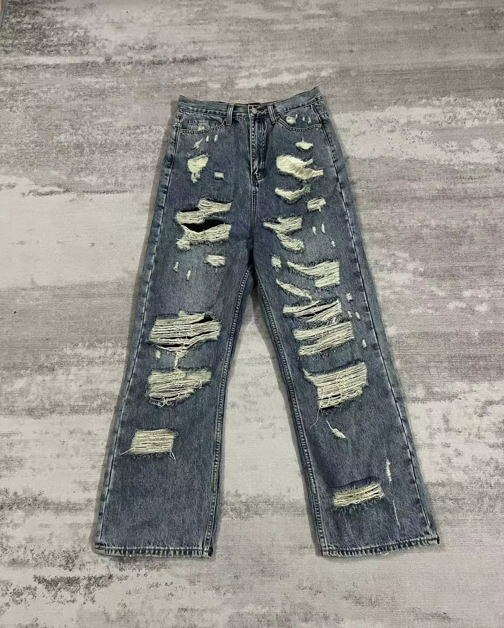 Balenci Ripped Denim