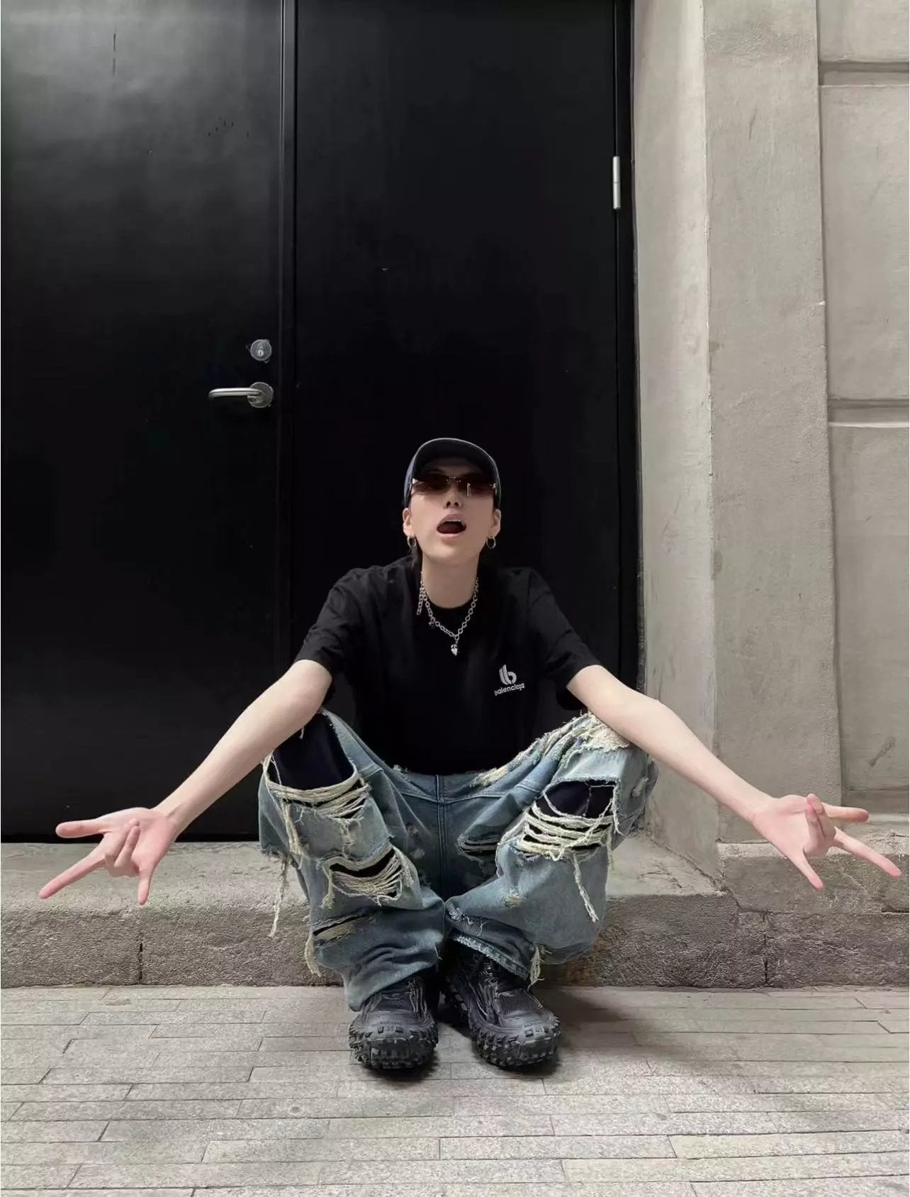 Balenci Ripped Denim