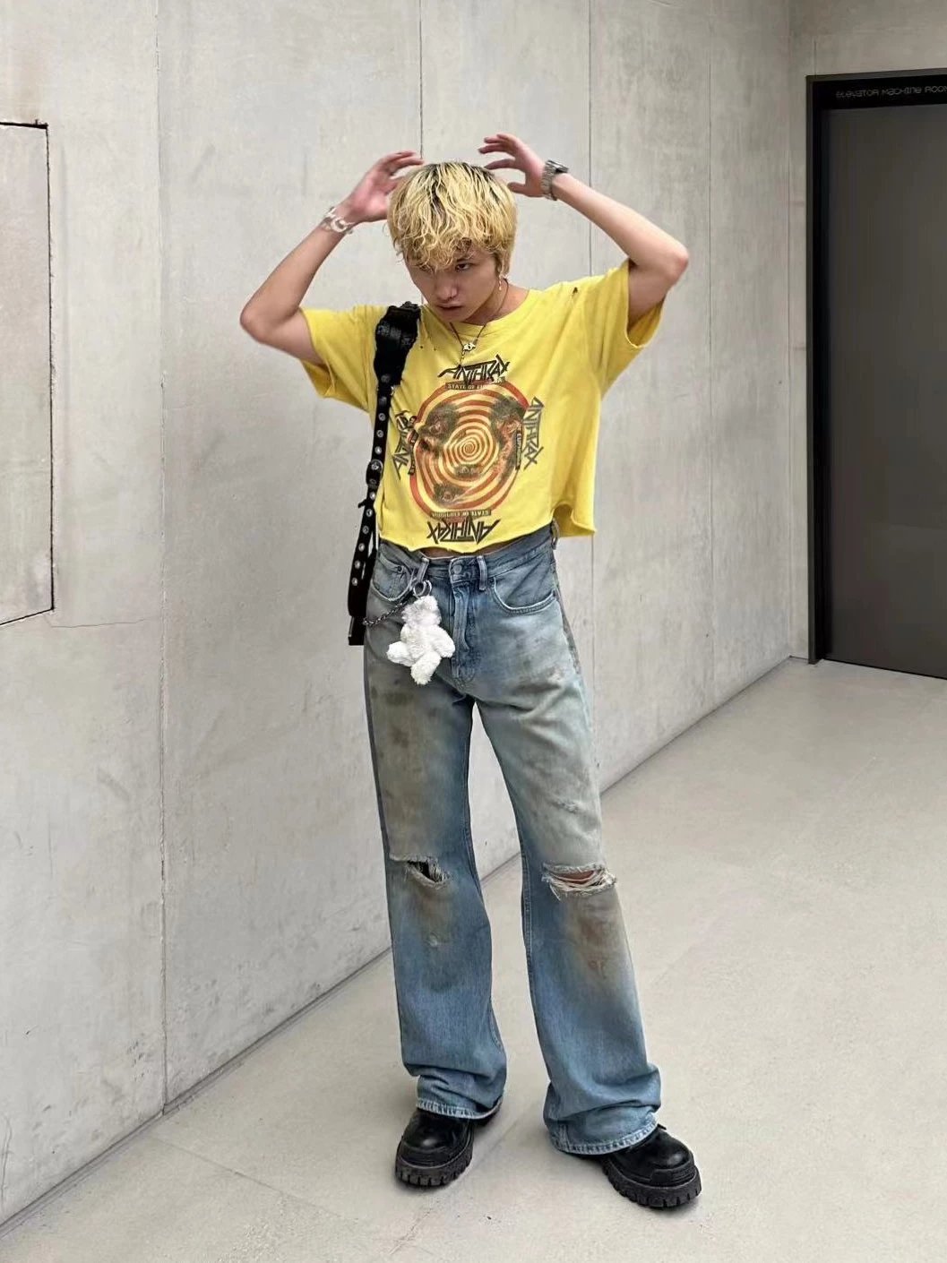 Balenci Waxed Denim