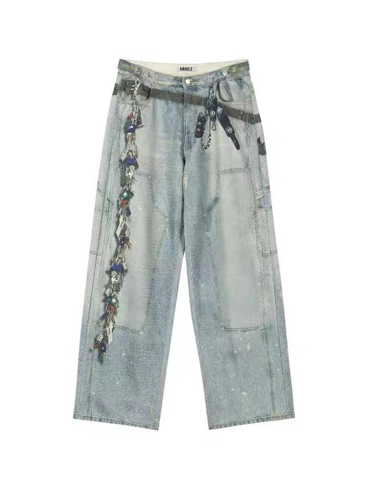 Grailz Keychain Jeans