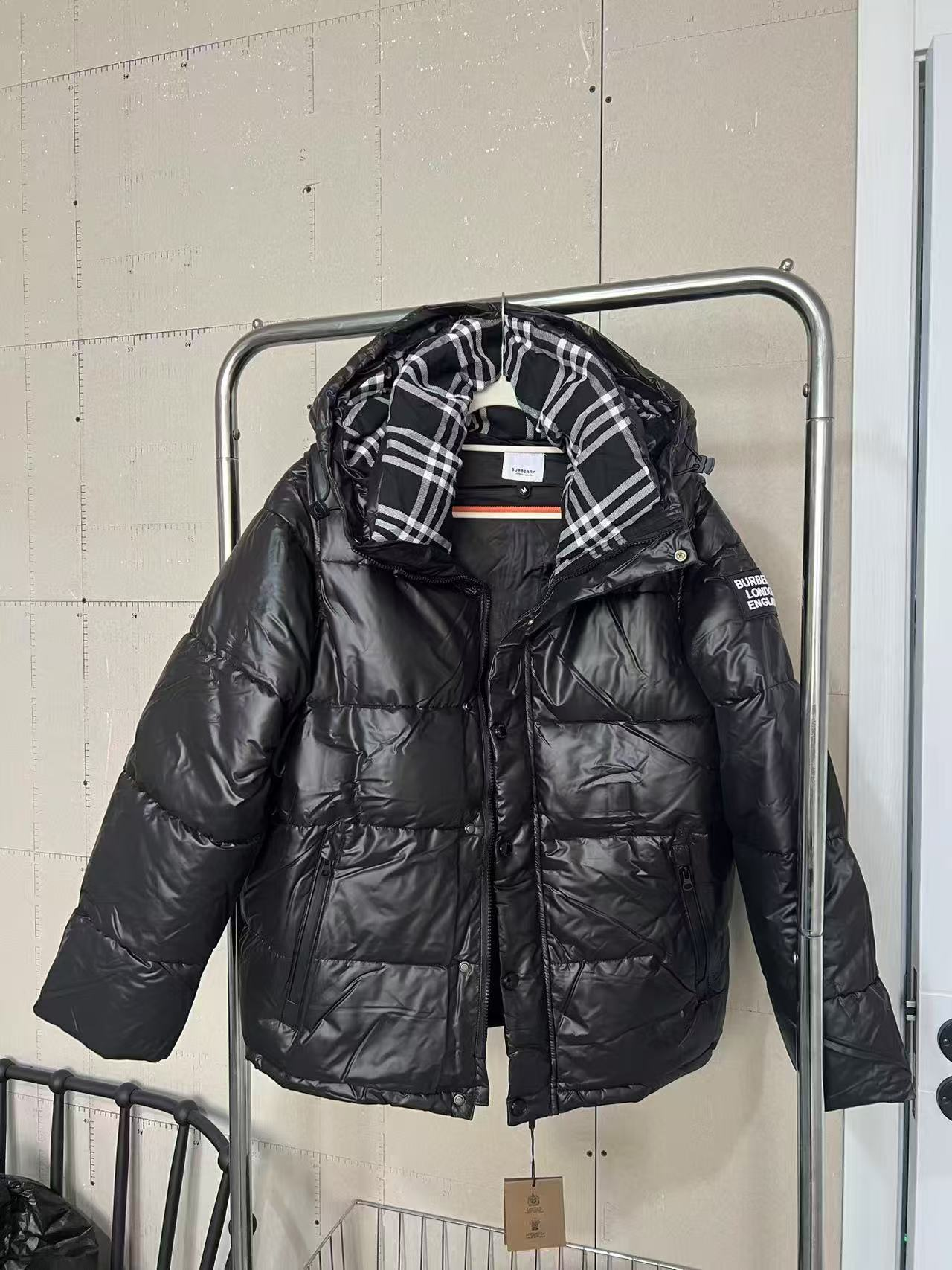 Burbery shiny puffer jacket