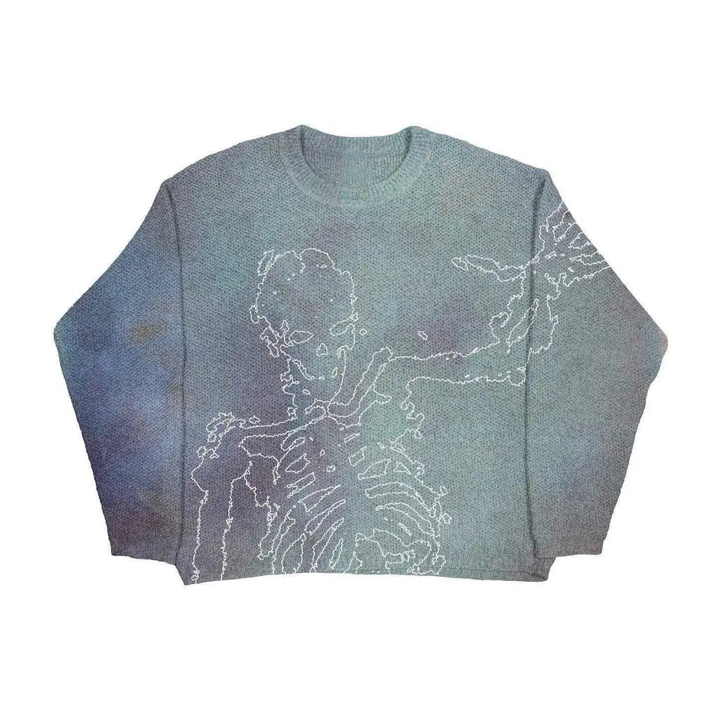 Skeletons Retro Sweater