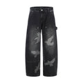 Dark Curved Pants