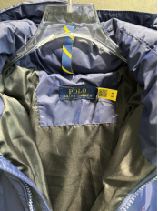 Ralf Lauren shiny puffer jacket