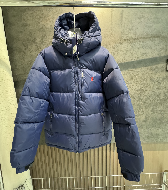 Ralf Lauren shiny puffer jacket