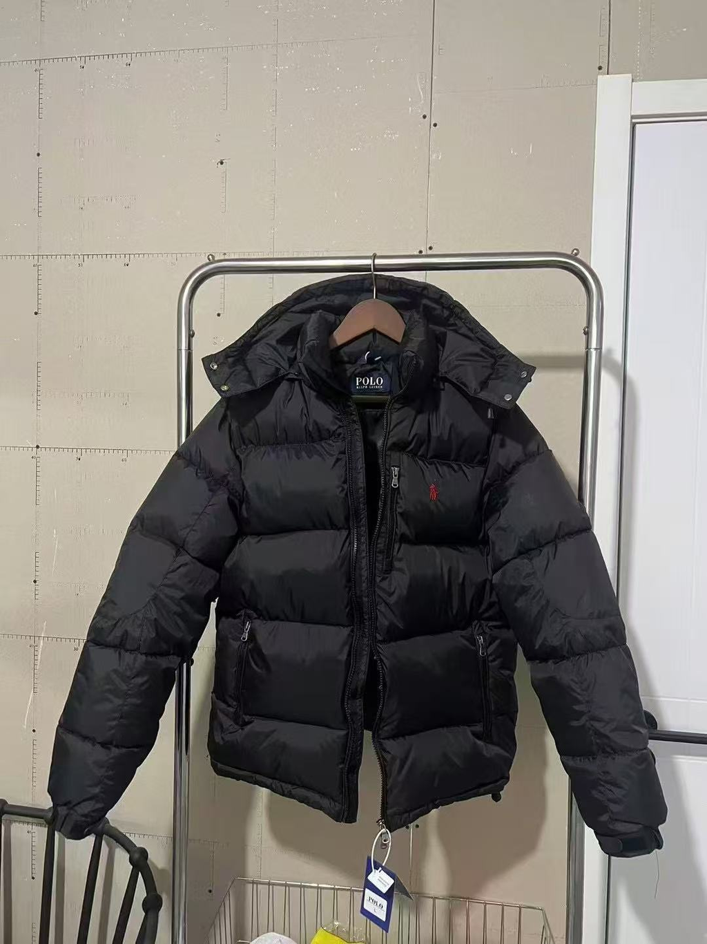 Ralf Lauren shiny puffer jacket