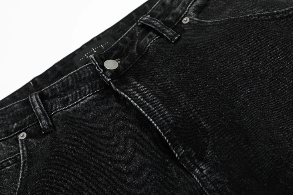 Dark Curved Pants