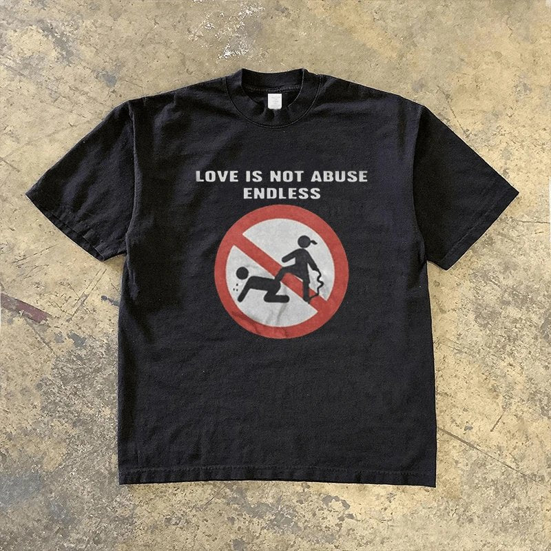 Love is not abuse tee