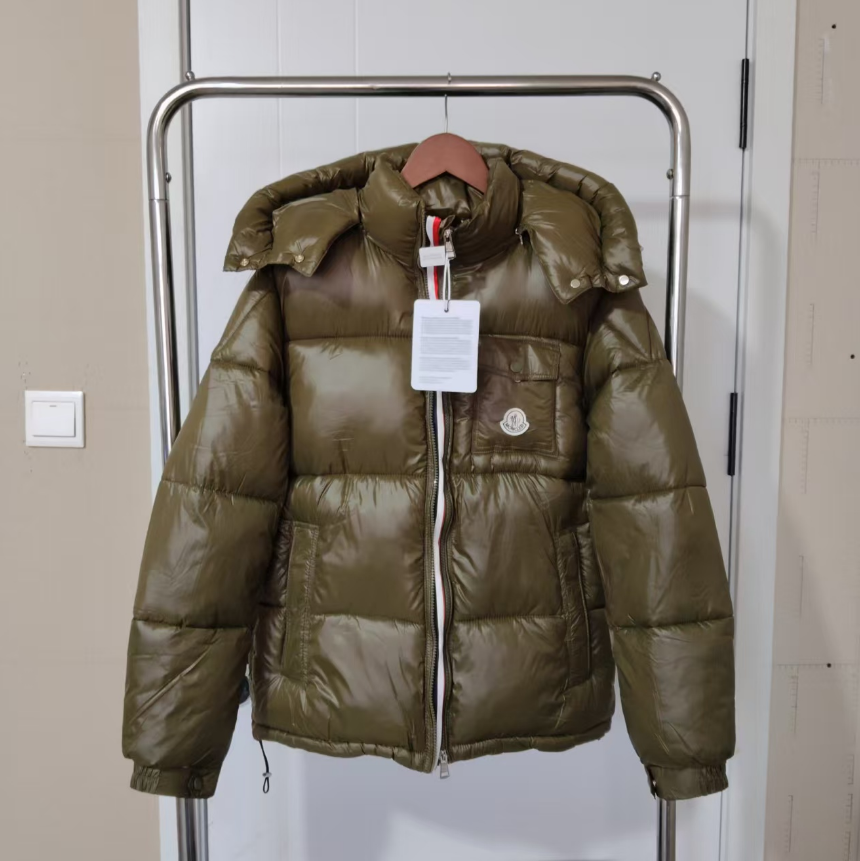 M0ncler white puffer jacket