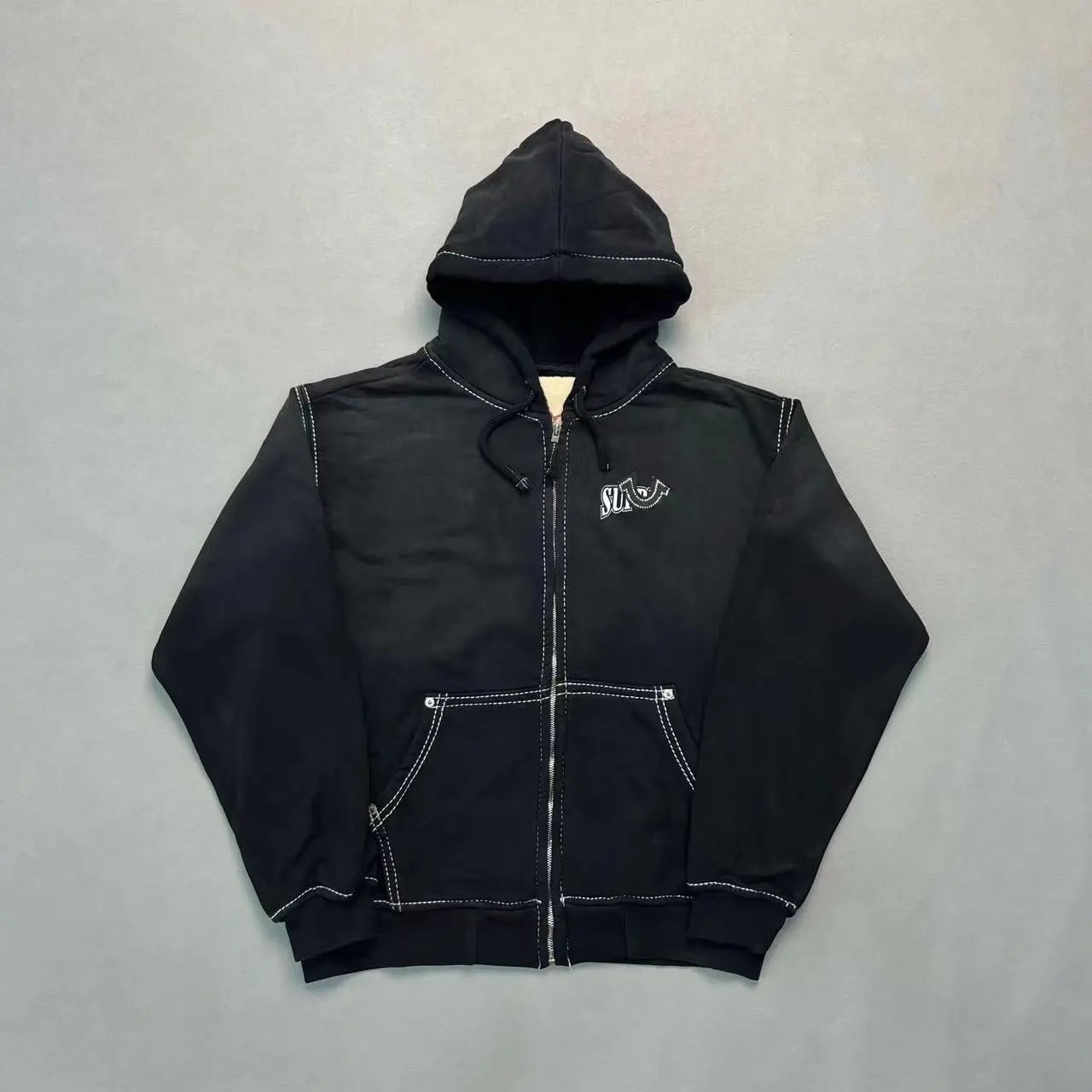 Sup x True Rel!gion Zip Up Hoodie