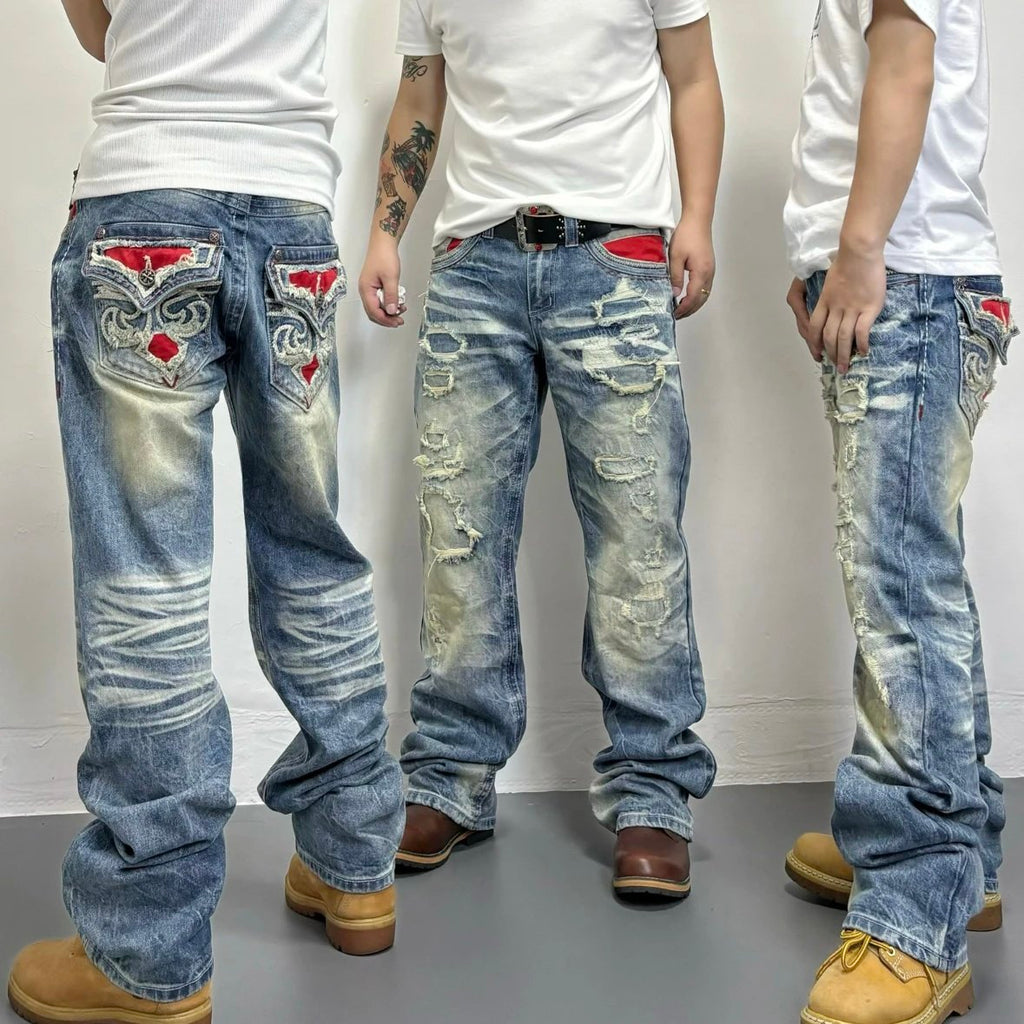 Japanese Brand Ripped Jeans
