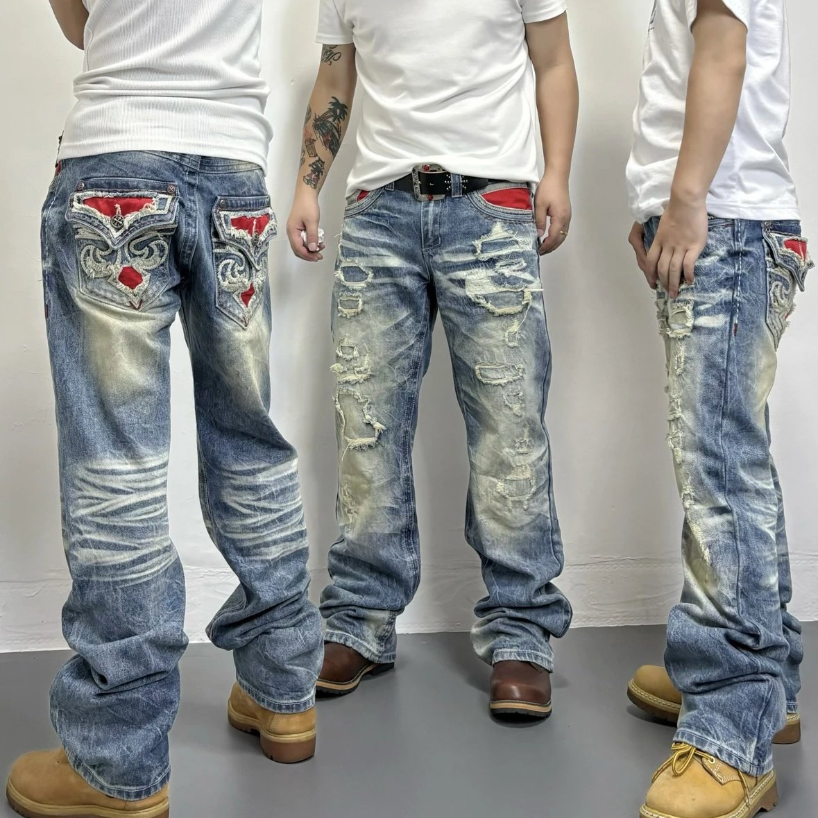 Japanese Brand Ripped Jeans