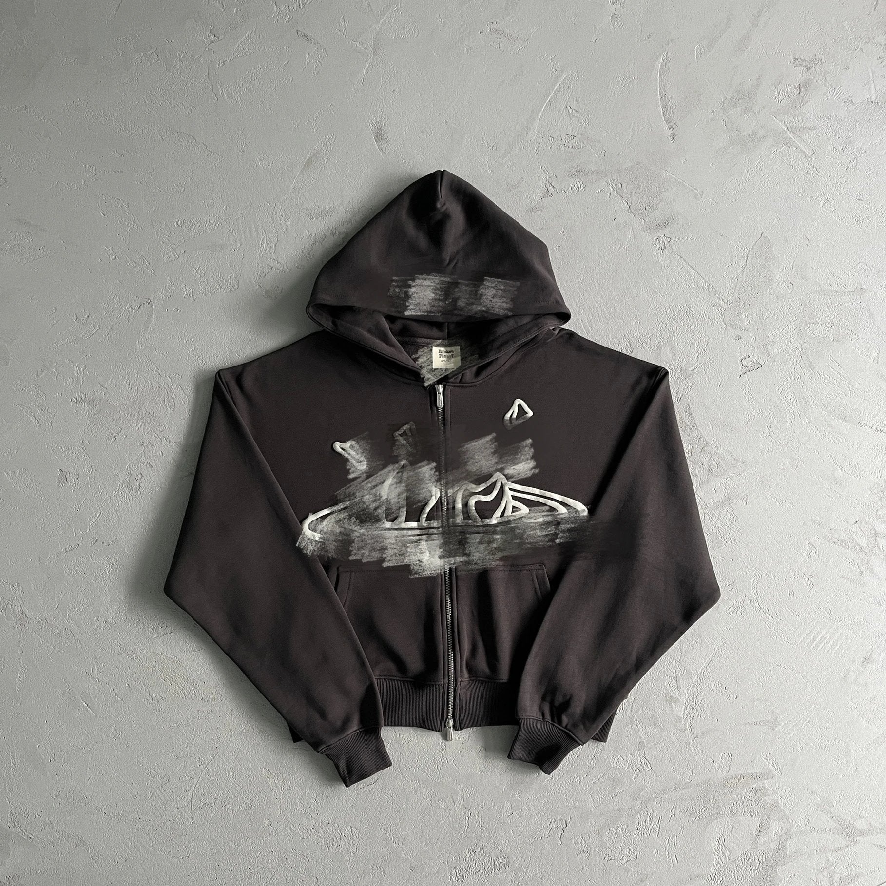Br0ken Planet Zip Hoodie