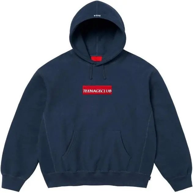 Sup Pink Box Logo Hoodie