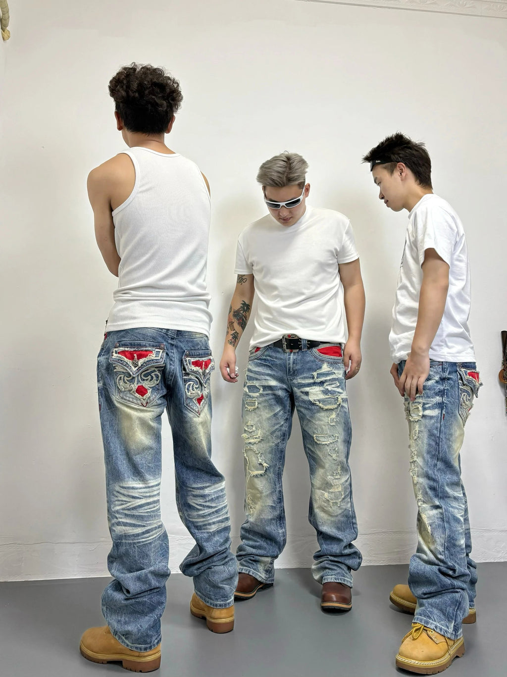 Japanese Brand Ripped Jeans