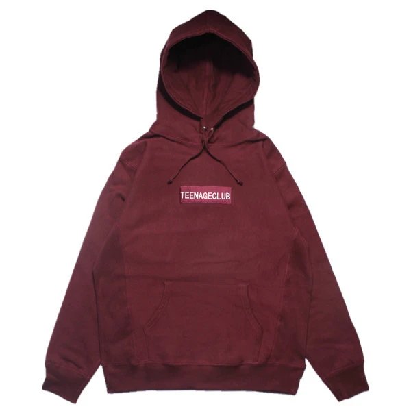 Sup Wine Red Box Logo Hoodie