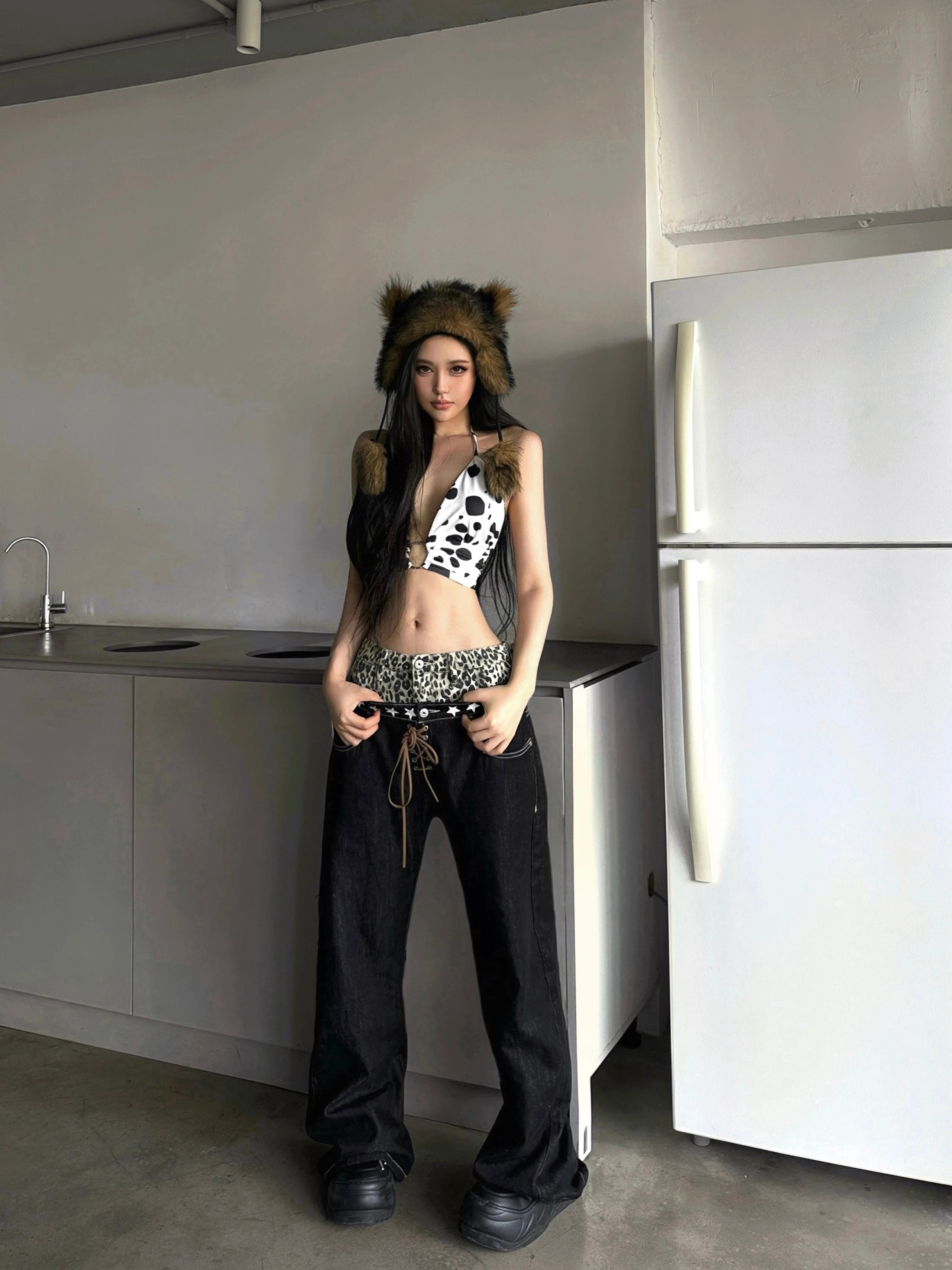 Detw Double Waist Jeans