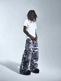 Hrw Black Red Denim Pants