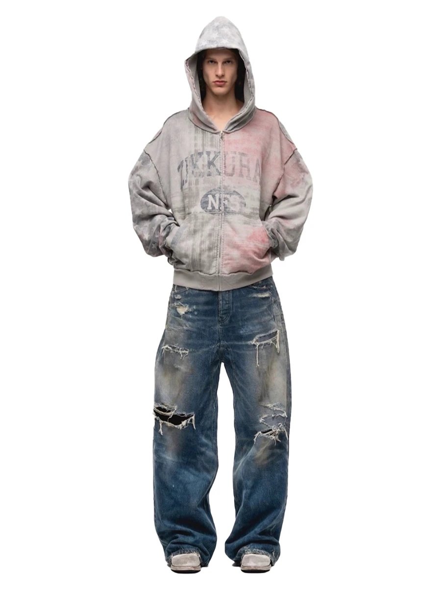 No Faith Studios Ripped Denim