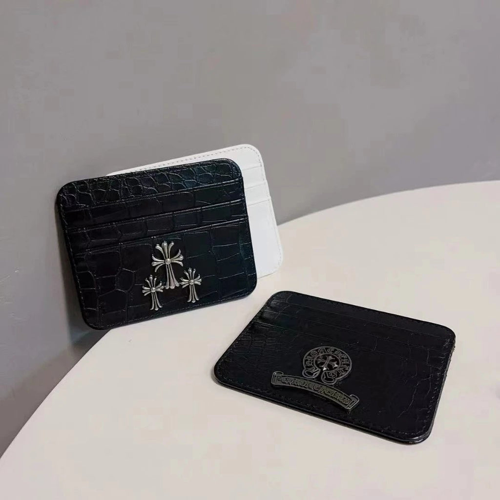 Chr0me Hearts Black Wallet