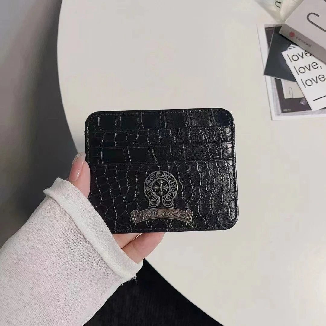 Chr0me Hearts Black Wallet
