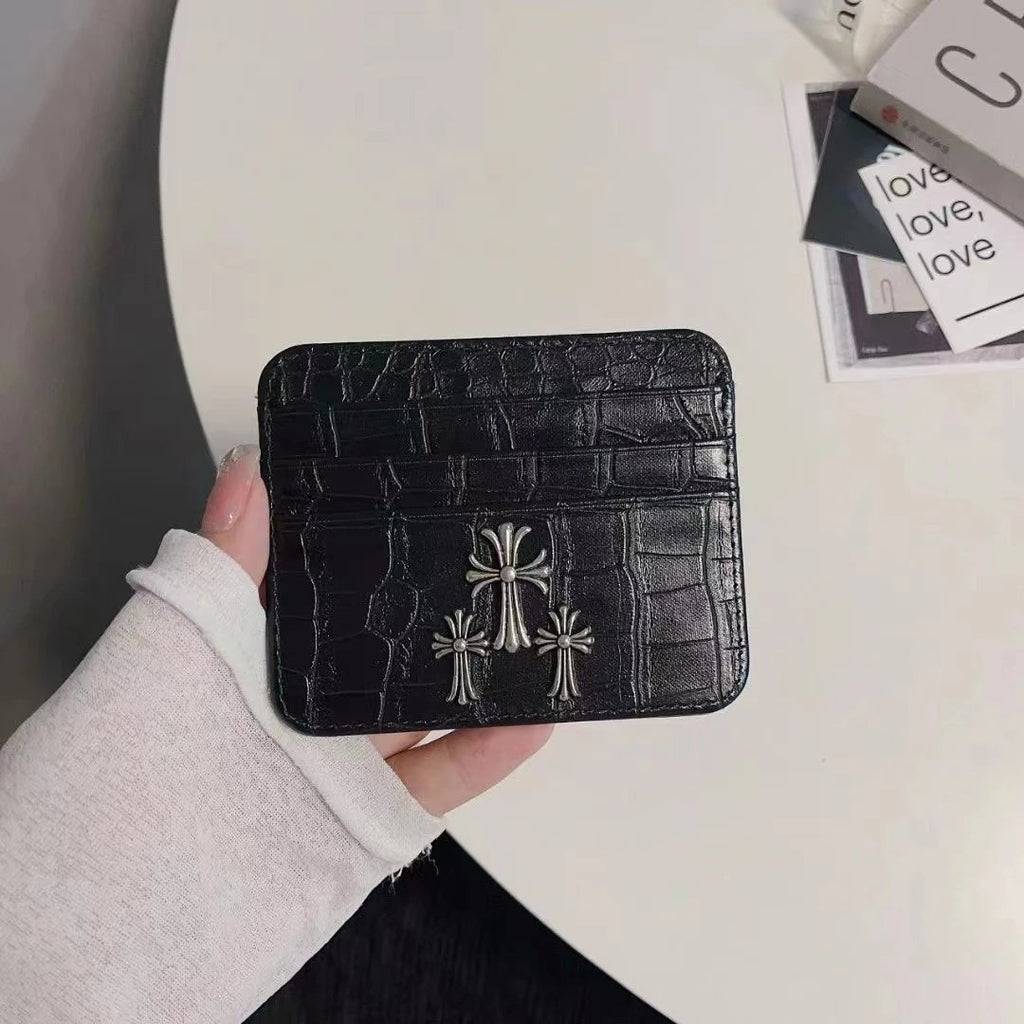 Chr0me Hearts Black Wallet