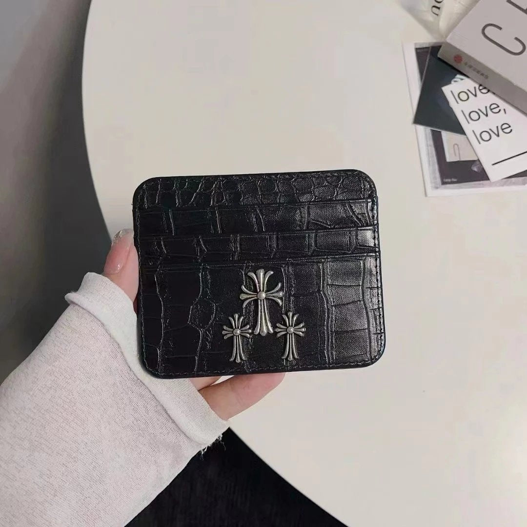 Chr0me Hearts Black Wallet