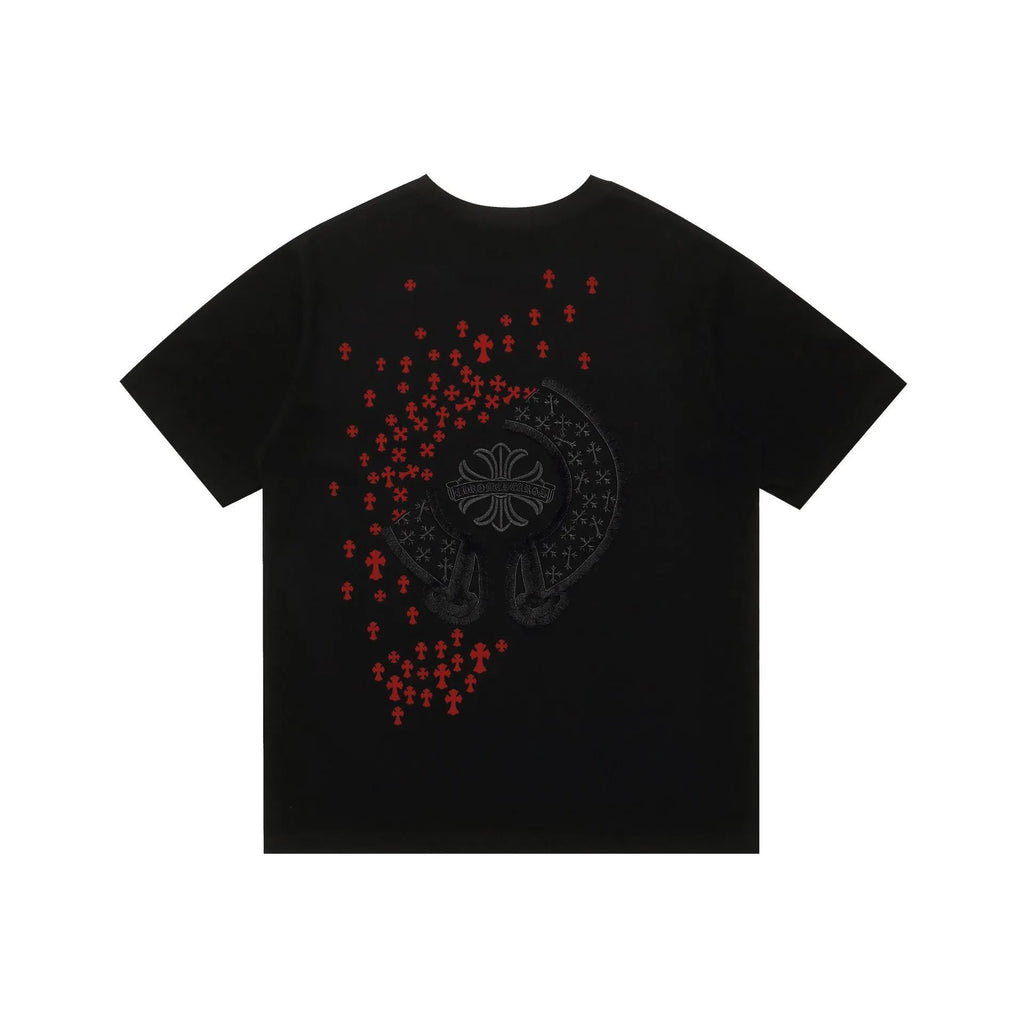 New Summer T-shirt with Sanskrit Letter Print
