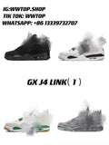 Nikee Air J0rdan 4 White Oreo
