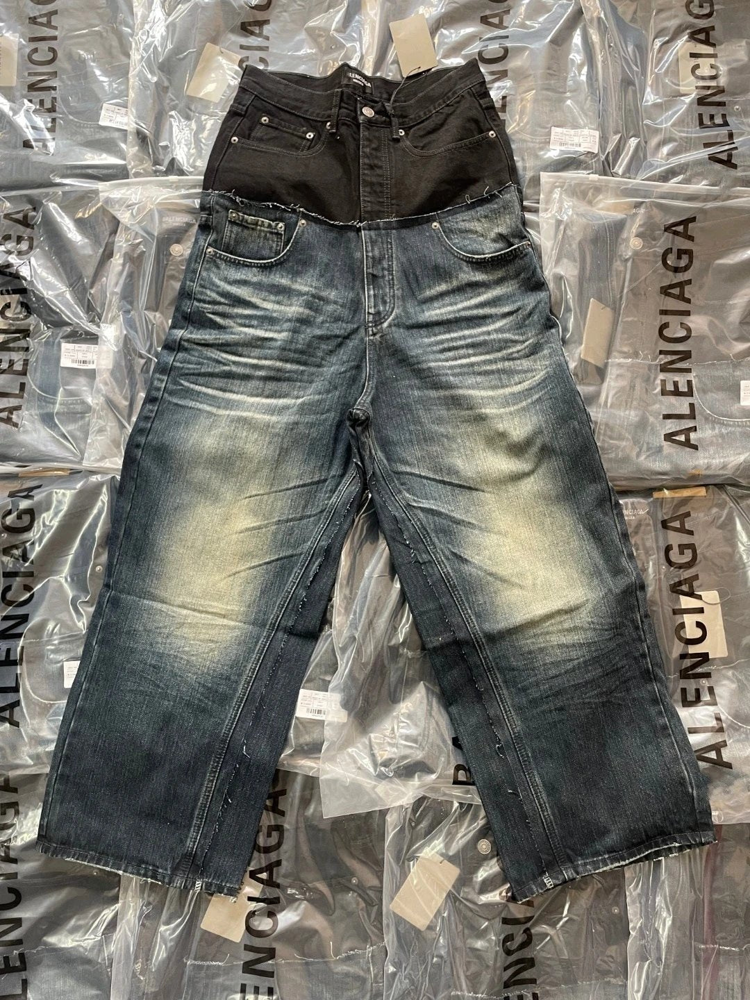 Balenci Double Waist Denim