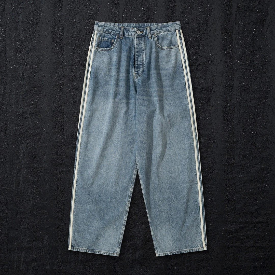 Balenci x Adidos denim jeans