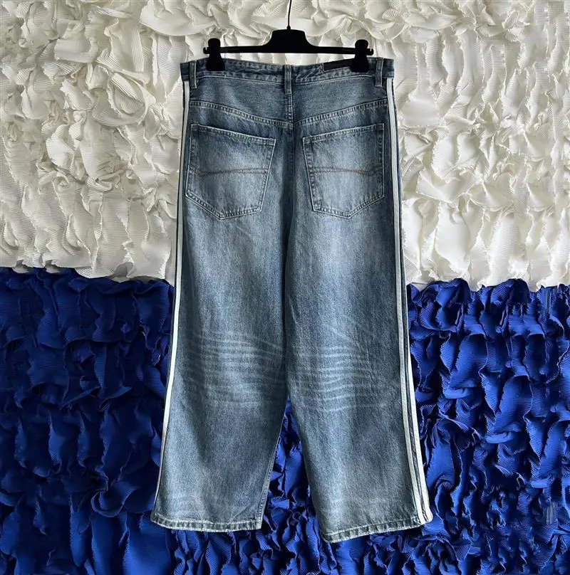 Balenci x Adidos denim jeans