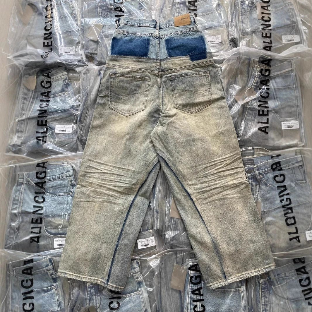 Balenci Double Waist Denim
