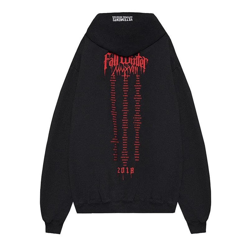 Vetement* Tour Hoodie