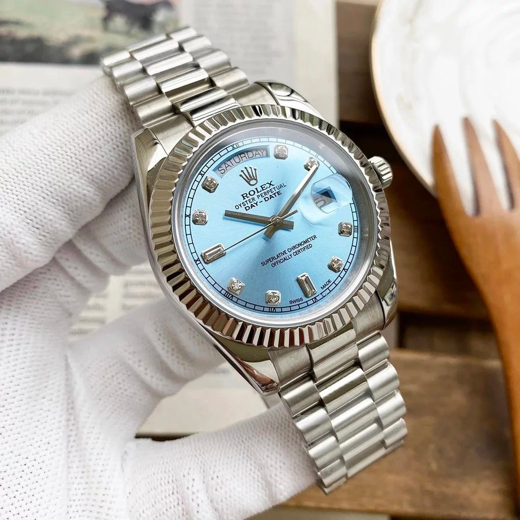 Rollie Oyster Perpetual Day-Date Aqua