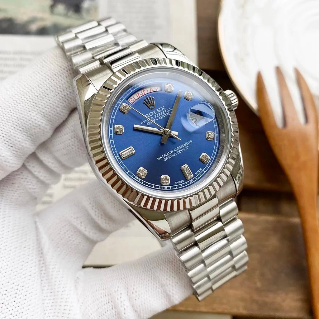 Rollie Oyster Perpetual Day-Date Blue