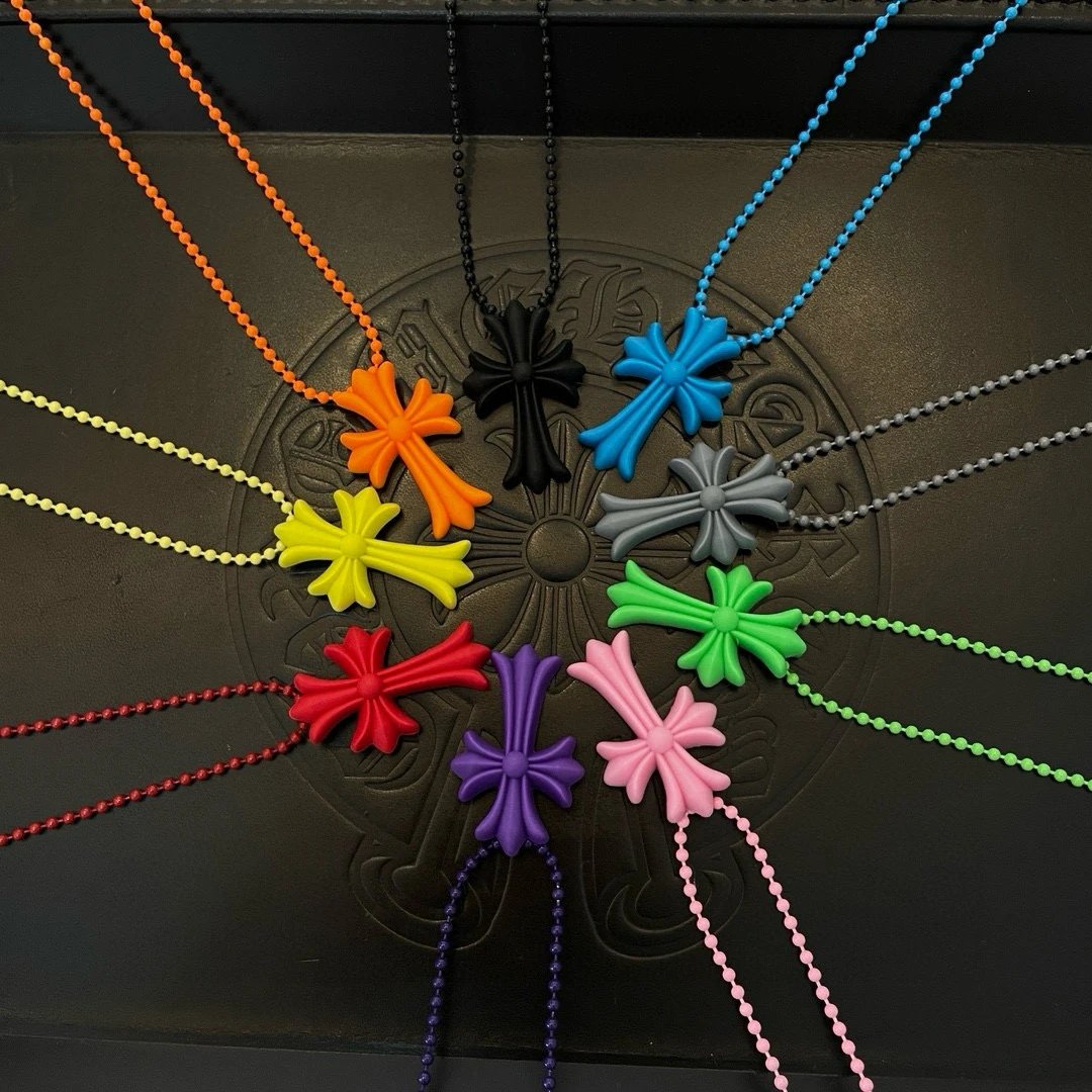 Chr0me Hearts Silicone Cross Necklace