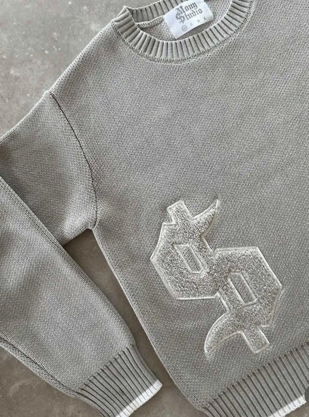 Mony Studio $ Sign Black Sweater