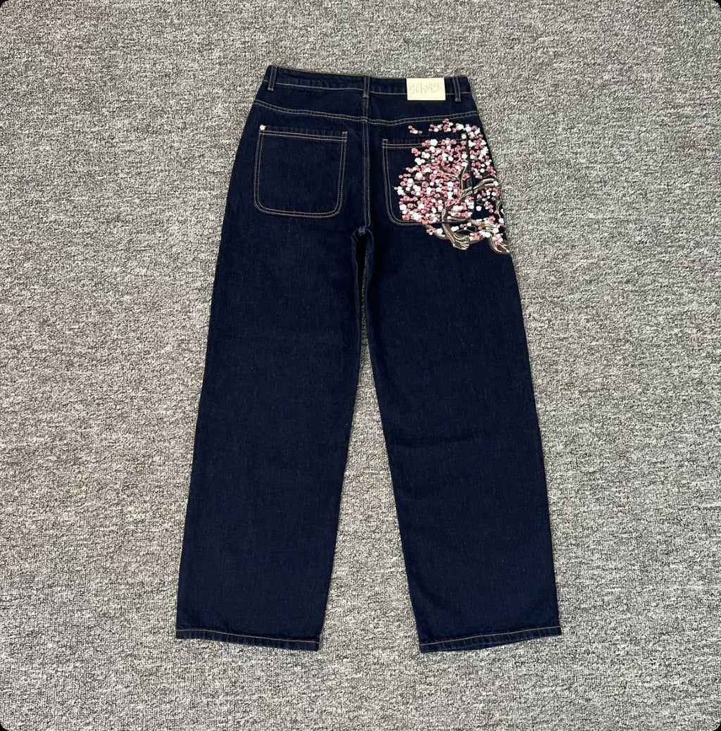Derschutze Blossom Black Denim Shorts