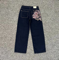 Derschutze Blossom Black Denim Shorts