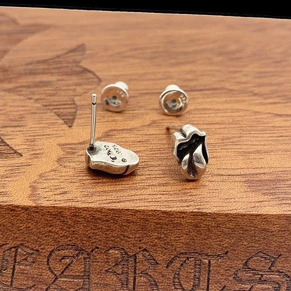 Chr0me Hearts Rolling Stones Earrings