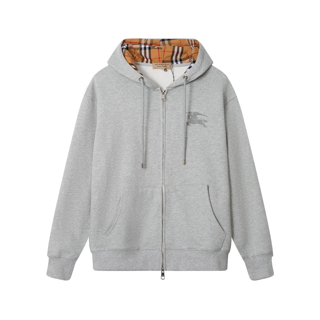 Burbery Zip Up Hoodie