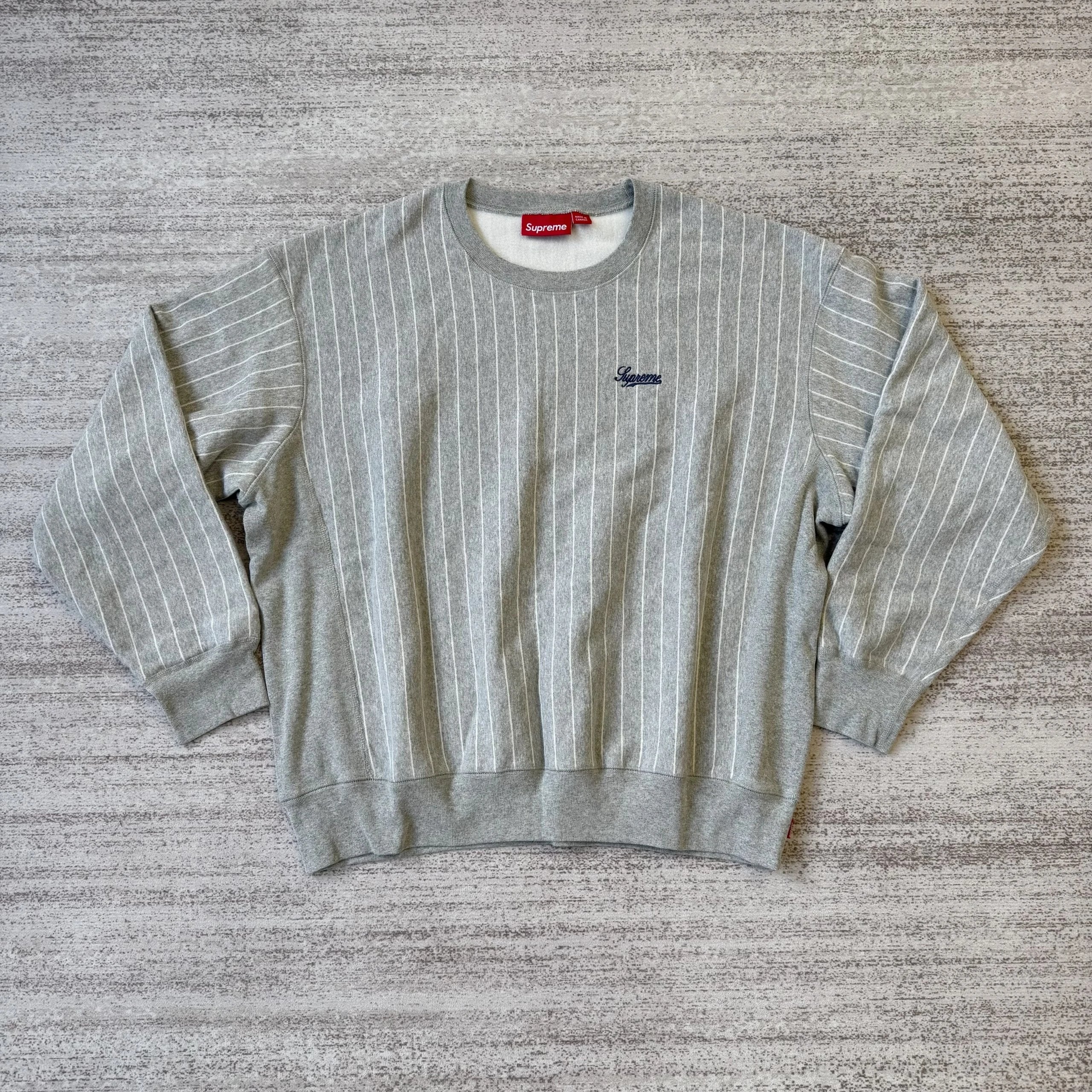 Sup Striped Crewneck Hoodie