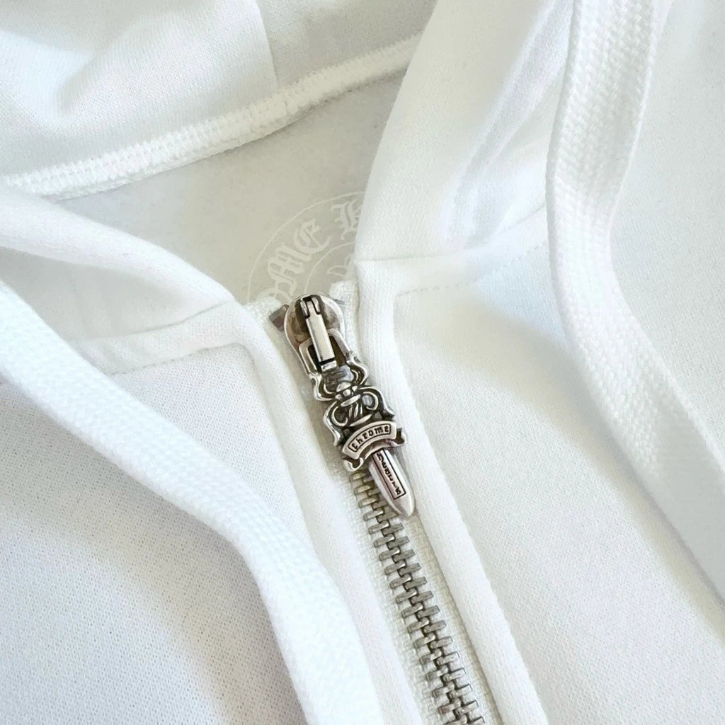 Chr0me Hearts Whitepink Horseshoe Zip Up