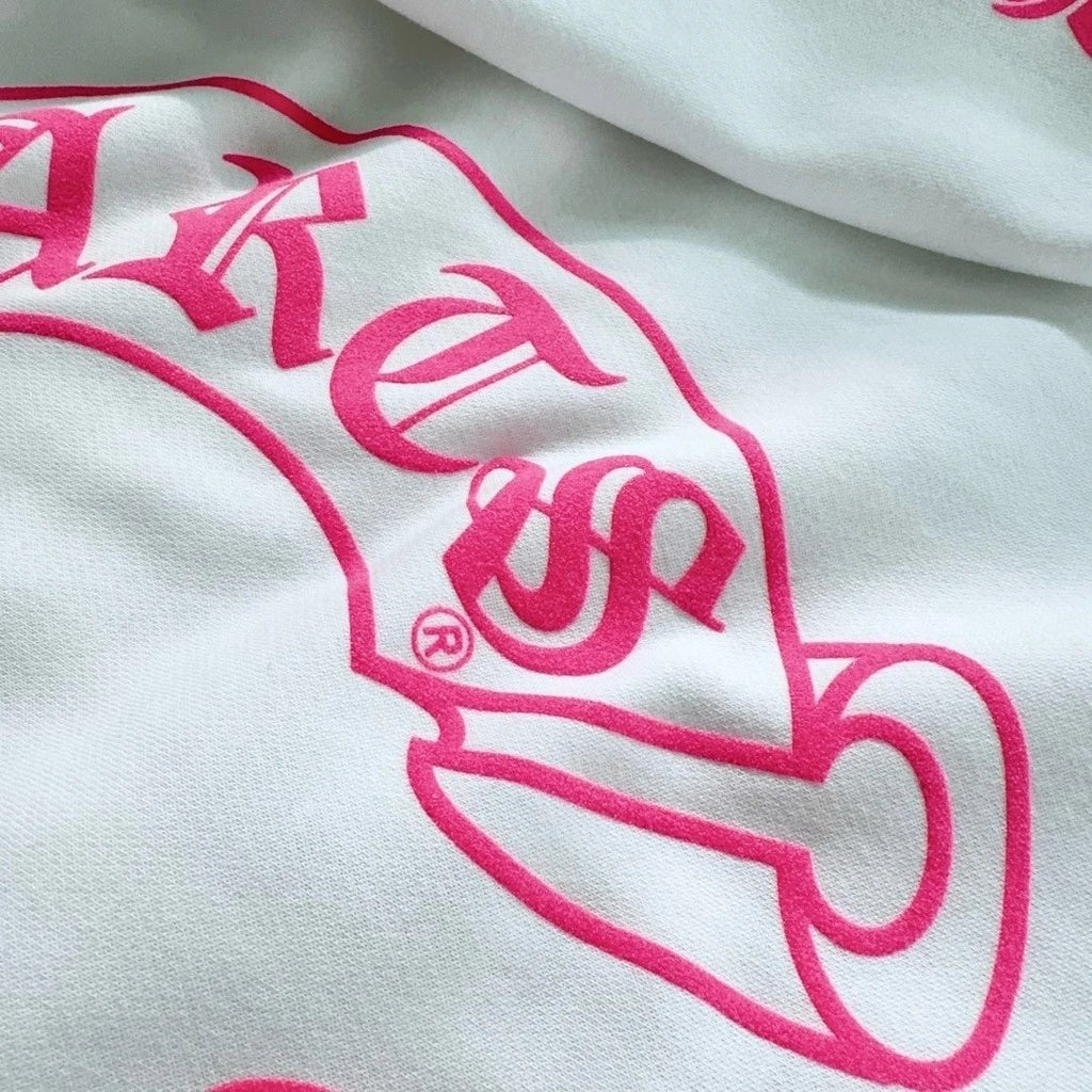 Chr0me Hearts Whitepink Horseshoe Zip Up