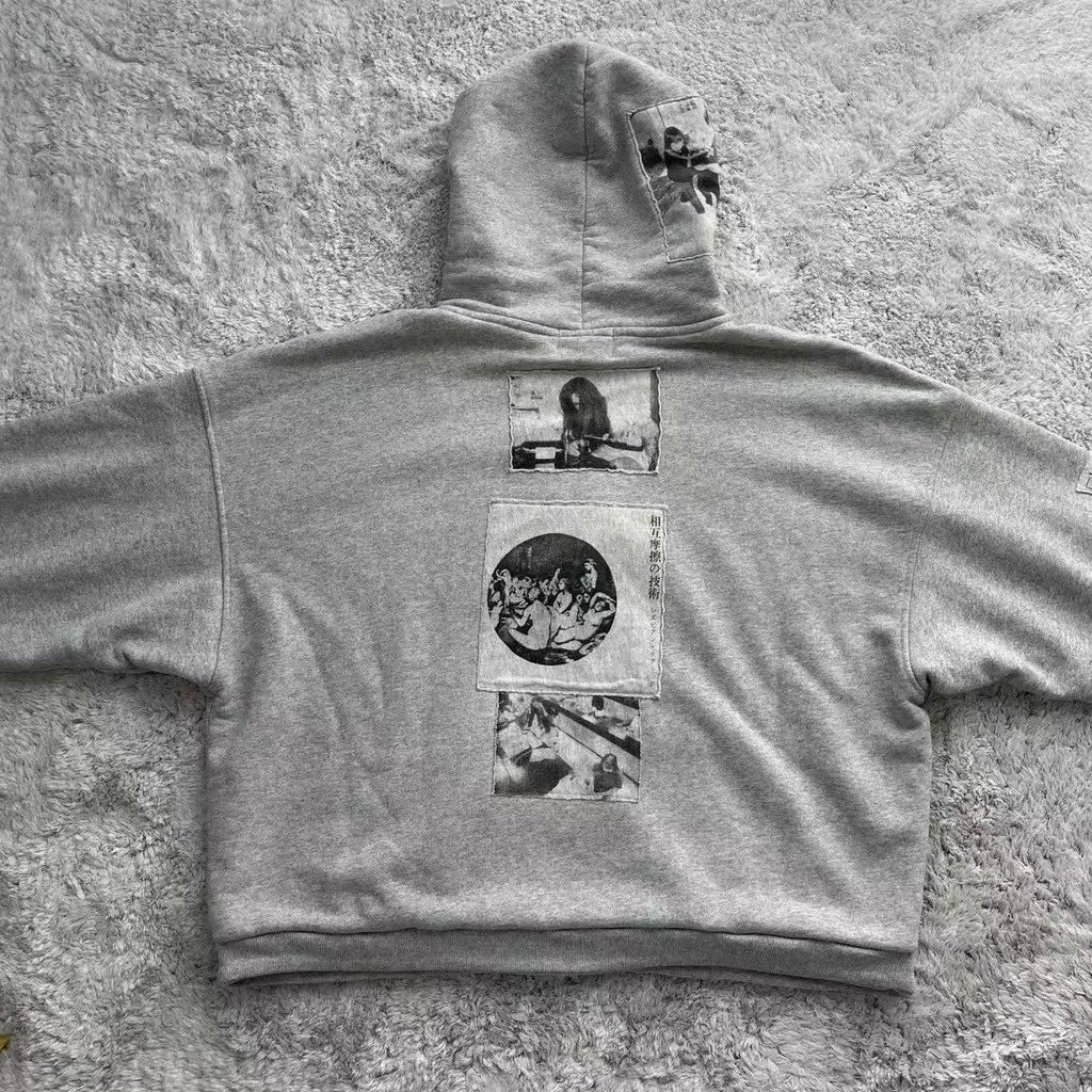 ERD Assemblage Zip Up Hoodie