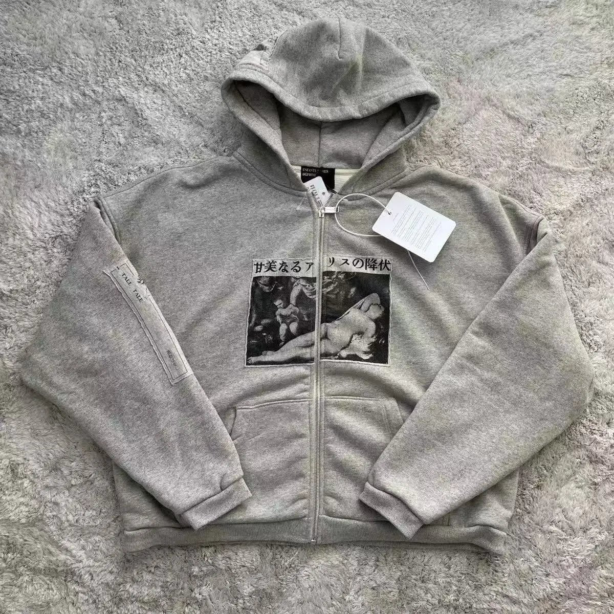 ERD Assemblage Zip Up Hoodie