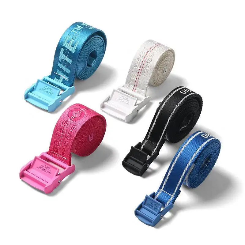 0ff-White Industrial Belt Fuchsia